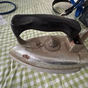 Vintage Silver and Black Iron